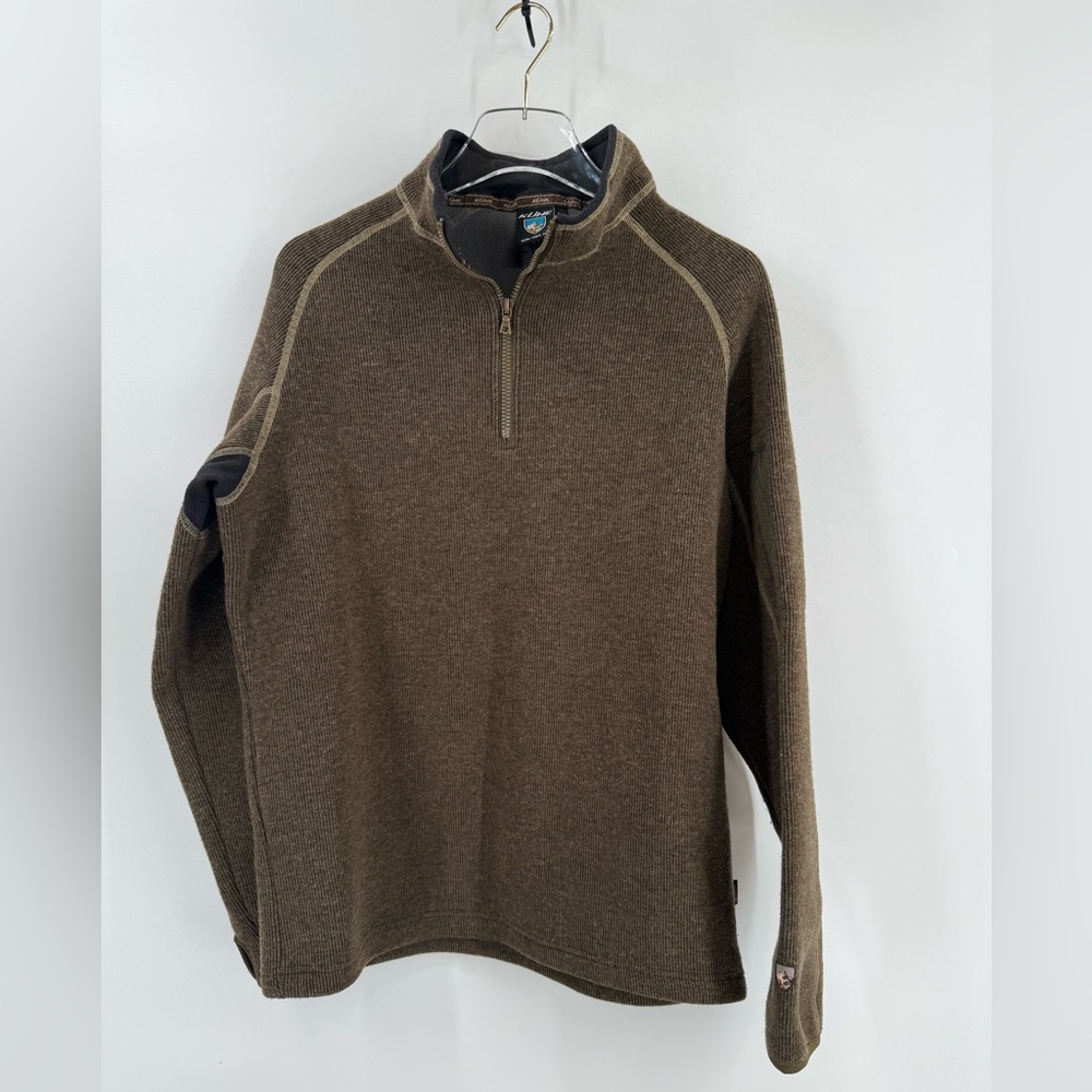 Kuhl brown Thor 1/4 Zip Fleece size small‎